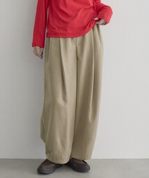 ウールライクイージーカーブパンツ