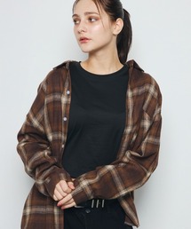 DAZE（デイズ）の「オンブレチェック オーバーサイズネルシャツ（シャツ/ブラウス）」