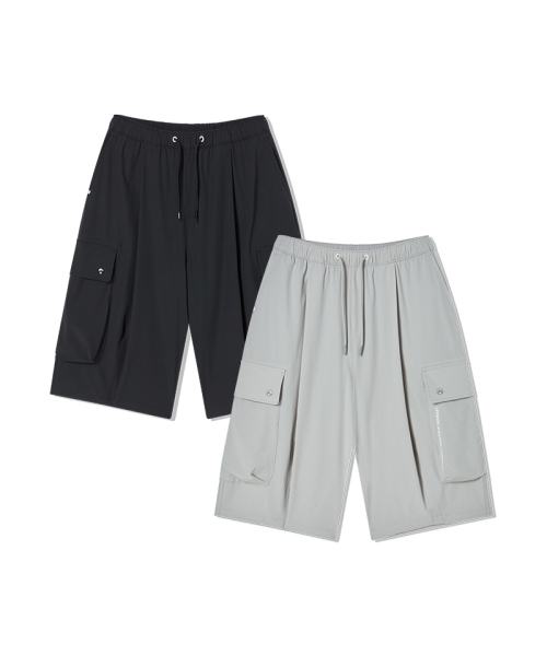 LIFE WORK（ライフワーク）の「レディース ユーティリティバミューダパンツ（その他パンツ・レディース・ライトグレー/ブラック・SMALL/MEDIUM）」の3枚目の写真