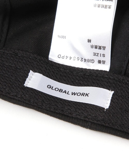 GLOBAL WORK(グローバルワーク)の「洗えるツイルCAP/1066533(キャップ・メンズ・ネイビー/ベージュ/ブラック・FREE)」の12枚目の写真