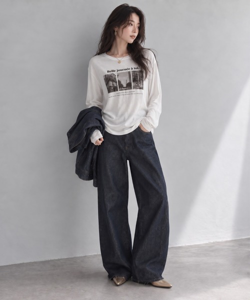 モデル身長：158cm
着用サイズ：FREE