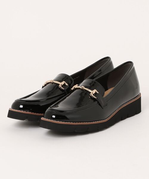 carino(カリーノ)の「【レイン対応】厚底ビットローファー(ローファー・レディース・ブラック/ライトブラック/ベージュ系その他・24.5cm/24cm/23.5cm/23cm/22.5cm)」の13枚目の写真