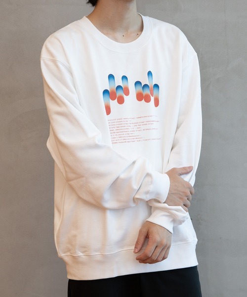 ZOZOMESSE（ゾゾメッセ）の「【HHKB × ZOZOTOWN】HAPPY CODING SWEAT（スウェット・メンズ・ブラック/ホワイト・M/S/XL/L）」の8枚目の写真