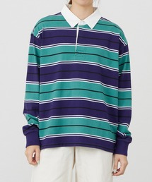 EDWIN LADIES ボーダーラガーシャツ【長袖Tシャツ】