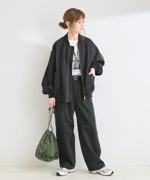 B.C STOCK(ベーセーストック)の「手洗い可 / ツイードイージーペインターパンツ(その他パンツ・レディース・ブラウン/スミクロ・SMALL/MEDIUM)」の5枚目の写真