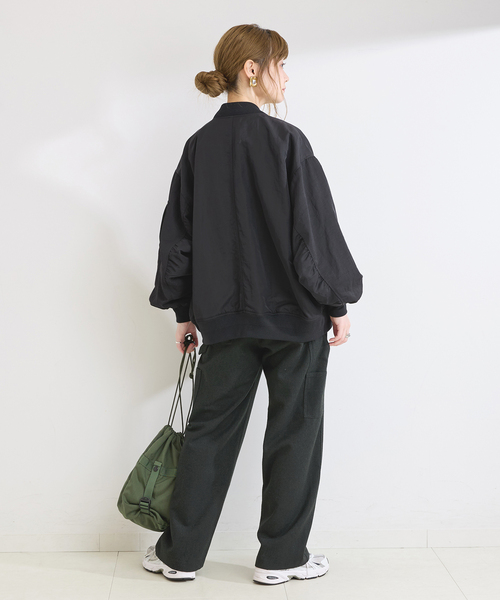 B.C STOCK(ベーセーストック)の「手洗い可 / ツイードイージーペインターパンツ(その他パンツ・レディース・ブラウン/スミクロ・SMALL/MEDIUM)」の7枚目の写真