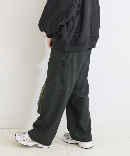 B.C STOCK(ベーセーストック)の「手洗い可 / ツイードイージーペインターパンツ(その他パンツ・レディース・ブラウン/スミクロ・SMALL/MEDIUM)」の10枚目の写真