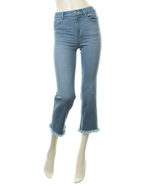 31 Sons de mode（トランテアン　ソン　ドゥ　モード）の「フレイドヘムデニム（その他パンツ・レディース・サックスブルー/インディゴブルー・38/36）」の3枚目の写真