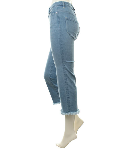 31 Sons de mode（トランテアン　ソン　ドゥ　モード）の「フレイドヘムデニム（その他パンツ・レディース・サックスブルー/インディゴブルー・38/36）」の5枚目の写真