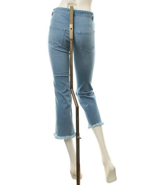 31 Sons de mode（トランテアン　ソン　ドゥ　モード）の「フレイドヘムデニム（その他パンツ・レディース・サックスブルー/インディゴブルー・38/36）」の6枚目の写真