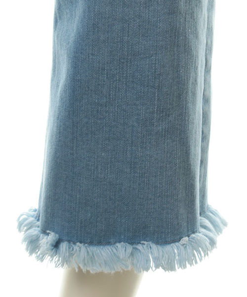 31 Sons de mode（トランテアン　ソン　ドゥ　モード）の「フレイドヘムデニム（その他パンツ・レディース・サックスブルー/インディゴブルー・38/36）」の9枚目の写真