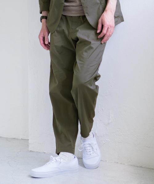 green label relaxing(グリーンレーベルリラクシング)の「KC STRC POPLIN イージーパンツ 9/L◆(その他パンツ・メンズ・ネイビー/オリーブ・LARGE/MEDIUM/X-LARGE/SMALL)」の1枚目の写真