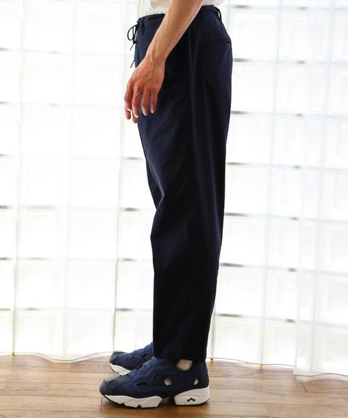 green label relaxing(グリーンレーベルリラクシング)の「KC STRC POPLIN イージーパンツ 9/L◆(その他パンツ・メンズ・ネイビー/オリーブ・LARGE/MEDIUM/X-LARGE/SMALL)」の9枚目の写真