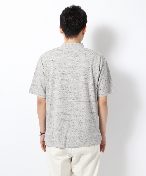 GLOBAL WORK(グローバルワーク)の「サカリバモックネック5分袖TEE/721428(Tシャツ/カットソー・メンズ・グレー/ブラック/ホワイト・LARGE/X-LARGE/MEDIUM/SMALL)」の9枚目の写真