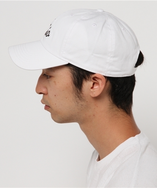 VENCEEXCHANGE（ヴァンスエクスチェンジ）の「【newhattan】 ニューハッタン ソフトツイル刺繍キャップ（キャップ・メンズ・ブラック/ホワイト・FREE）」の3枚目の写真