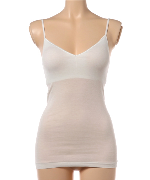 FRAMeWORK（フレームワーク）の「Souple luzブラパットキャミソール（その他アンダーウェア/インナー・レディース・ブラック/アイボリー/ホワイト系その他/モカ・MEDIUM）」の2枚目の写真