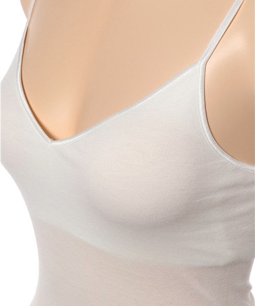 FRAMeWORK（フレームワーク）の「Souple luzブラパットキャミソール（その他アンダーウェア/インナー・レディース・ブラック/アイボリー/ホワイト系その他/モカ・MEDIUM）」の7枚目の写真