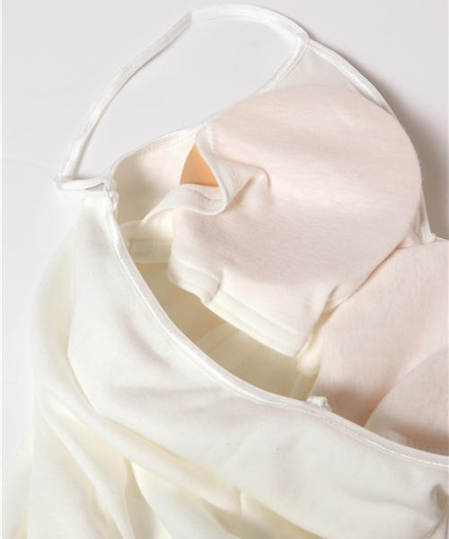 FRAMeWORK（フレームワーク）の「Souple luzブラパットキャミソール（その他アンダーウェア/インナー・レディース・ブラック/アイボリー/ホワイト系その他/モカ・MEDIUM）」の11枚目の写真