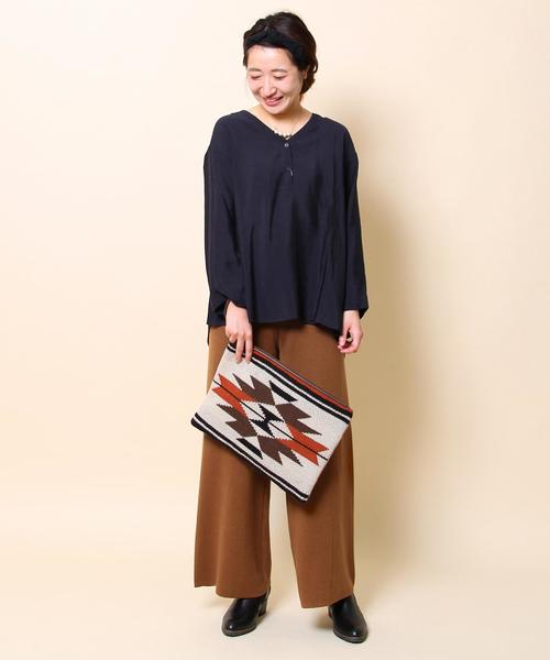 coen（コーエン）の「【Market】エスニッククラッチバッグ（クラッチバッグ・レディース・グレー/ブラウン・FREE）」の11枚目の写真