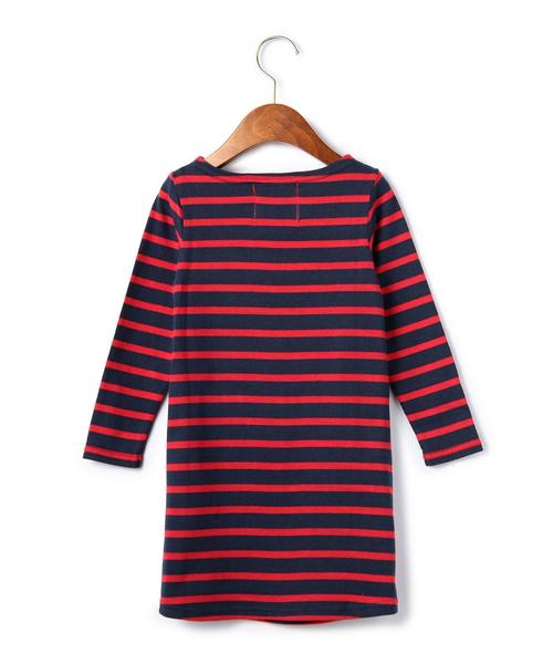 Lee(リー)の「【KIDS】LEE(リー) ボーダーワンピース○(ワンピース・キッズ・レッド/ネイビー・100cm/110cm/120cm/130cm)」の8枚目の写真