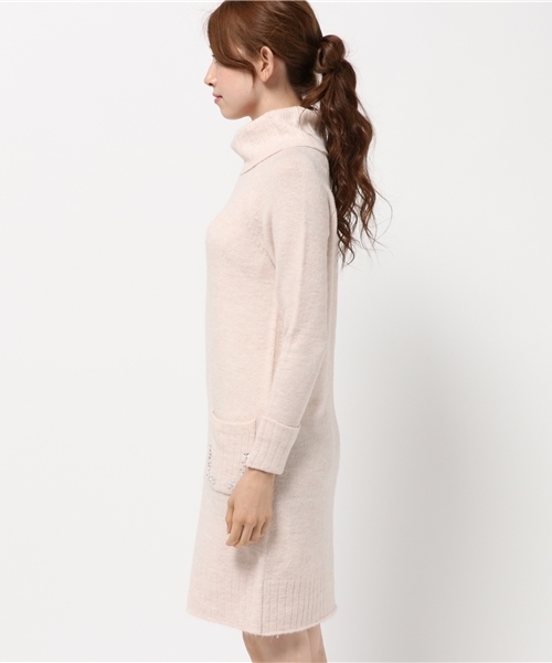 EDIT COLOGNE（エディットコロン）の「《EDIT COLOGNE》PERCYワンピース（ワンピース・レディース・グレー系その他/ピンク・3/2）」の4枚目の写真