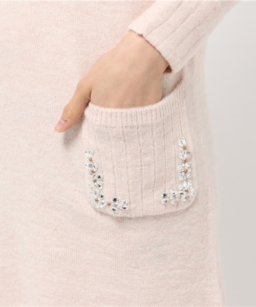 EDIT COLOGNE（エディットコロン）の「《EDIT COLOGNE》PERCYワンピース（ワンピース・レディース・グレー系その他/ピンク・3/2）」の9枚目の写真