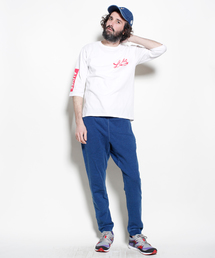 ALDIES | Narrown Indigo Pants インディゴスウェット ナロー イージーパンツ(その他パンツ)