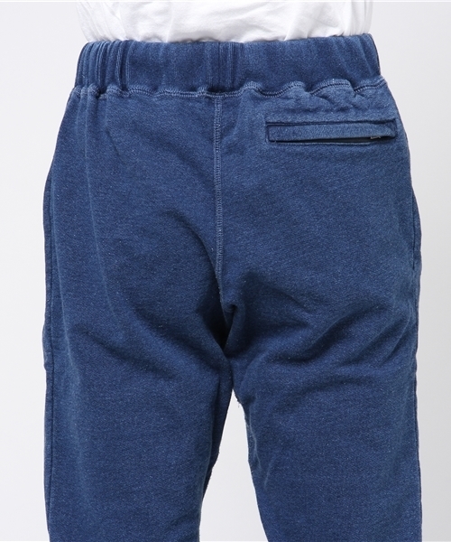 ALDIES（アールディーズ）の「Narrown Indigo Pants インディゴスウェット ナロー イージーパンツ（その他パンツ・メンズ・ネイビー/ライトブルー・SMALL/MEDIUM/LARGE）」の7枚目の写真