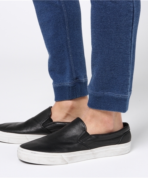 ALDIES（アールディーズ）の「Narrown Indigo Pants インディゴスウェット ナロー イージーパンツ（その他パンツ・メンズ・ネイビー/ライトブルー・SMALL/MEDIUM/LARGE）」の9枚目の写真
