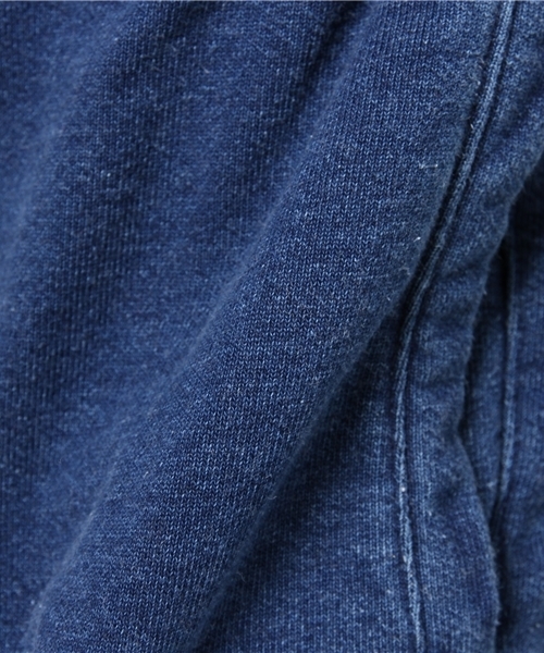 ALDIES（アールディーズ）の「Narrown Indigo Pants インディゴスウェット ナロー イージーパンツ（その他パンツ・メンズ・ネイビー/ライトブルー・SMALL/MEDIUM/LARGE）」の11枚目の写真