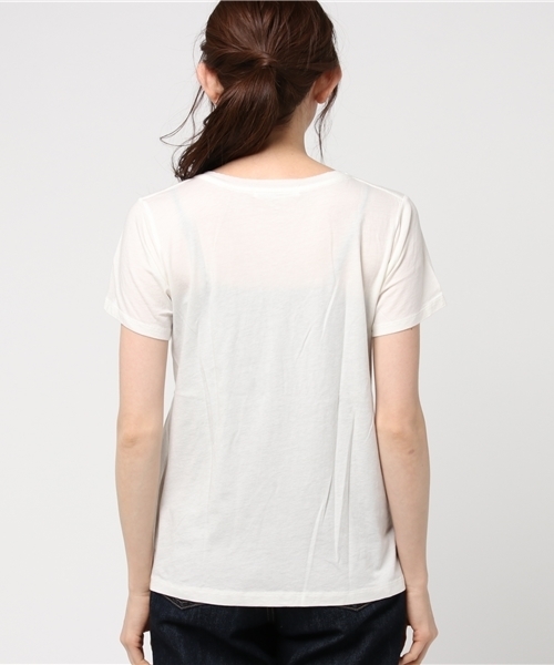 Audition(オーディション)の「M0468 フロントツイストプルオーバー(Tシャツ/カットソー・レディース・ネイビー/ブラック/ホワイト・MEDIUM)」の5枚目の写真