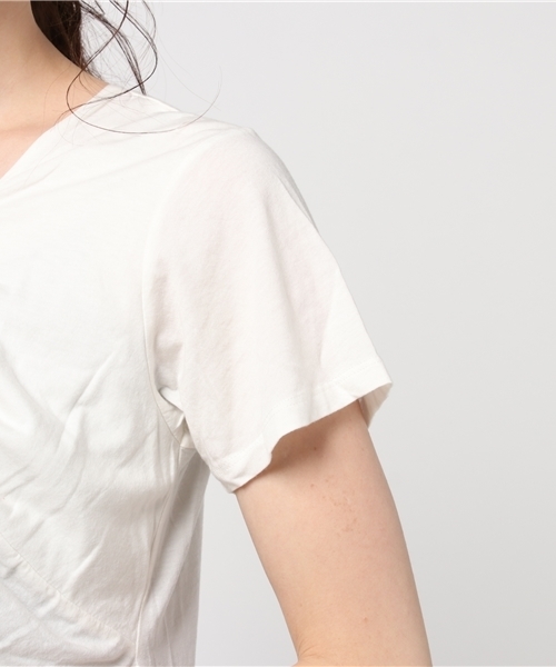 Audition(オーディション)の「M0468 フロントツイストプルオーバー(Tシャツ/カットソー・レディース・ネイビー/ブラック/ホワイト・MEDIUM)」の7枚目の写真
