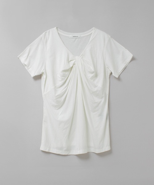 Audition(オーディション)の「M0468 フロントツイストプルオーバー(Tシャツ/カットソー・レディース・ネイビー/ブラック/ホワイト・MEDIUM)」の11枚目の写真