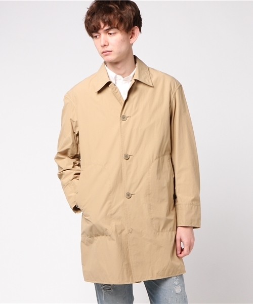 GLOSTER（グロスター）の「N/C　ステンカラーコート（ステンカラーコート・メンズ・ベージュ/ネイビー・S/M/L/XL）」の11枚目の写真