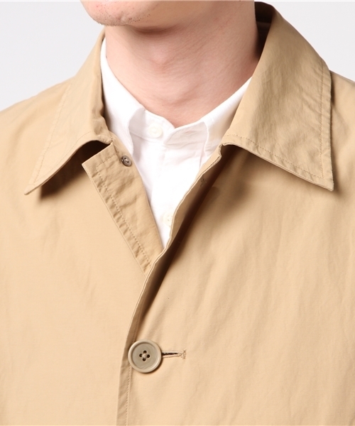 GLOSTER（グロスター）の「N/C　ステンカラーコート（ステンカラーコート・メンズ・ベージュ/ネイビー・S/M/L/XL）」の8枚目の写真