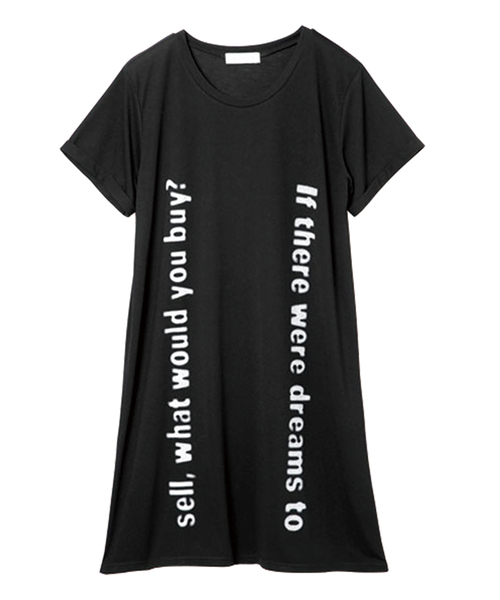 RANAN(ラナン)の「ロング丈プリントゆるTシャツ(Tシャツ/カットソー・レディース・ブラック/カーキ/ブラック系その他/グレー/ホワイト/オフホワイト/チャコールグレー/ホワイト系その他/ホワイト系その他2/ブラック系その他2/ホワイト系その他4/ホワイト系その他3/ブラック系その他4/ブラック系その他3/ホワイト系その他5/ブラック系その他5/グレー系その他2/グレー系その他/ホワイト系その他6/ブラック系その他6・LARGE/MEDIUM/XX-LARGE/X-LARGE)」の11枚目の写真