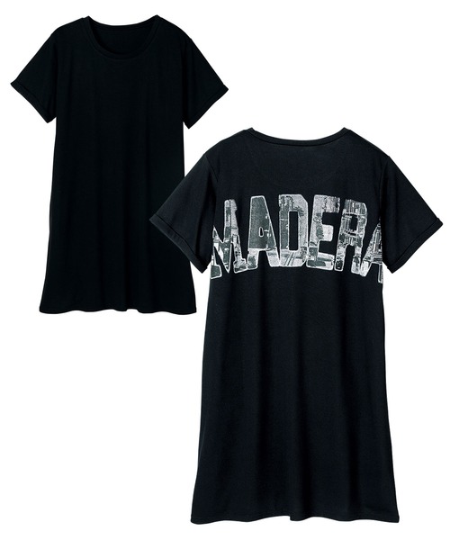 RANAN(ラナン)の「ロング丈プリントゆるTシャツ(Tシャツ/カットソー・レディース・ブラック/カーキ/ブラック系その他/グレー/ホワイト/オフホワイト/チャコールグレー/ホワイト系その他/ホワイト系その他2/ブラック系その他2/ホワイト系その他4/ホワイト系その他3/ブラック系その他4/ブラック系その他3/ホワイト系その他5/ブラック系その他5/グレー系その他2/グレー系その他/ホワイト系その他6/ブラック系その他6・LARGE/MEDIUM/XX-LARGE/X-LARGE)」の14枚目の写真