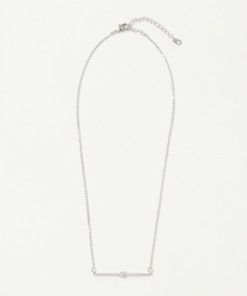 fifth（フィフス）の「スクエアバーネックレス（ネックレス・レディース・シルバー・FREE）」の2枚目の写真