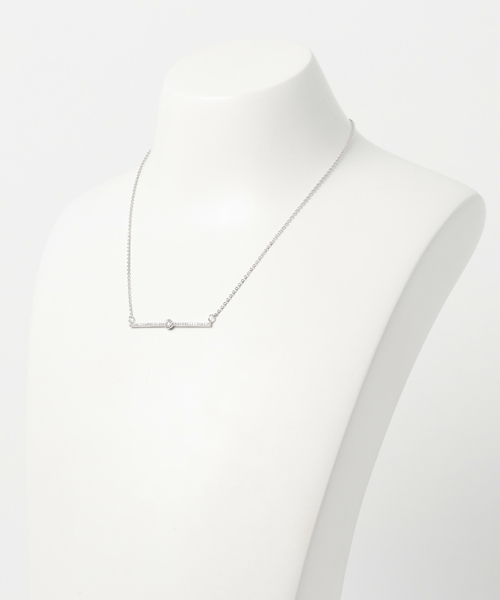 fifth（フィフス）の「スクエアバーネックレス（ネックレス・レディース・シルバー・FREE）」の5枚目の写真
