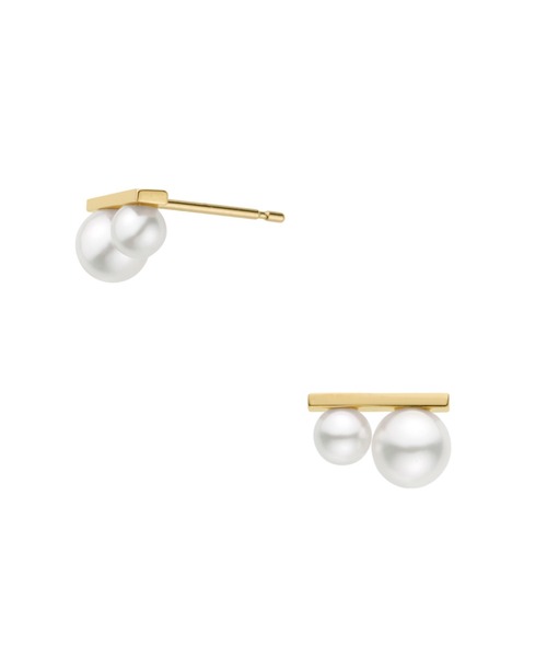 VENDOME AOYAMA（ヴァンドーム青山）の「K10YG　パールピアス（ピアス（両耳用）・レディース・ゴールド・ONE SIZE）」の4枚目の写真