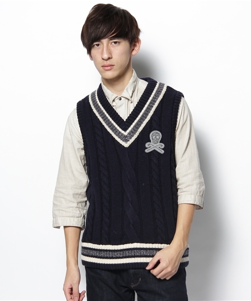 新品 ✨ マークアンドロナ シースルー ベスト 春ニット マーク&ロナ 黒 新品 ✨ マークアンドロナ シースルー ベスト 春ニット マーク&ロナ 黒