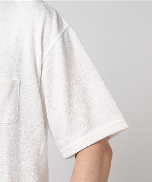 FACTOTUM（ファクトタム）の「【VALLIS】ブークレ天竺クルーネックS/S（Tシャツ/カットソー・メンズ・ホワイト・48）」の5枚目の写真