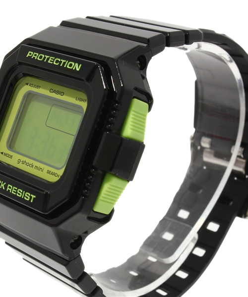 CIAOPANIC（チャオパニック）の「【CASIO】G-SHOCK MINI（アナログ腕時計・メンズ・ブラック×グリーン・FREE）」の4枚目の写真