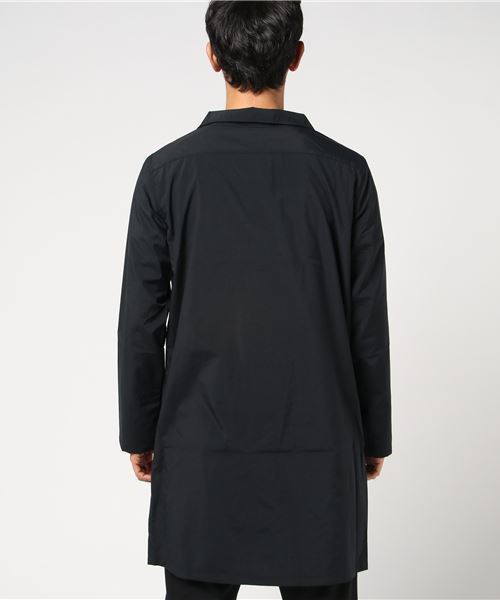 Audience（オーディエンス）の「撥水ナイロンタフタ レイズドネックコート（ステンカラーコート・メンズ・カーキ/ブラック/ネイビー/キャメル・M/L）」の10枚目の写真