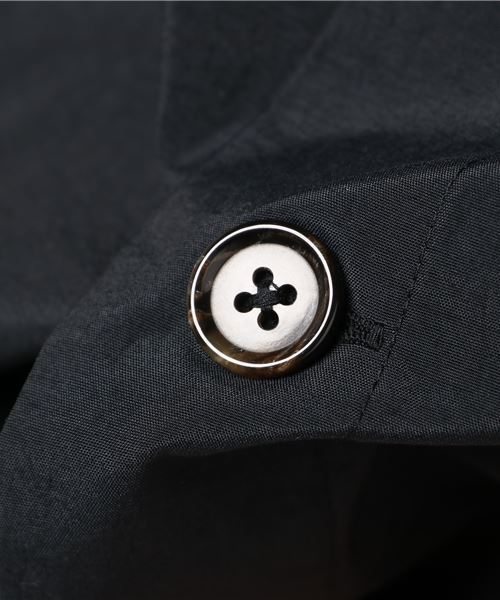 Audience（オーディエンス）の「撥水ナイロンタフタ レイズドネックコート（ステンカラーコート・メンズ・カーキ/ブラック/ネイビー/キャメル・M/L）」の11枚目の写真