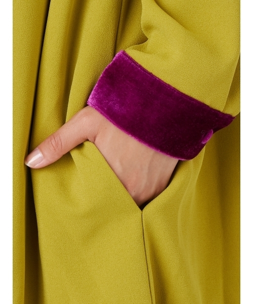 merry jenny（メリージェニー）の「ベロアフリルワンピース（ワンピース・レディース・ブラック/ワイン/イエロー・FREE）」の6枚目の写真