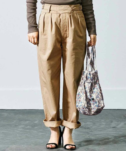 MEDE19F（メデジュウキュウ）の「MEDE19F　グルカパンツ（その他パンツ・レディース・ベージュ/カーキ・70/61/64/67）」の2枚目の写真