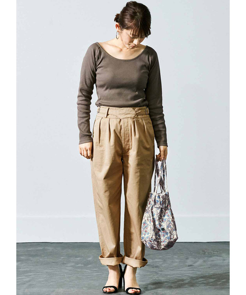 MEDE19F（メデジュウキュウ）の「MEDE19F　グルカパンツ（その他パンツ・レディース・ベージュ/カーキ・70/61/64/67）」の14枚目の写真