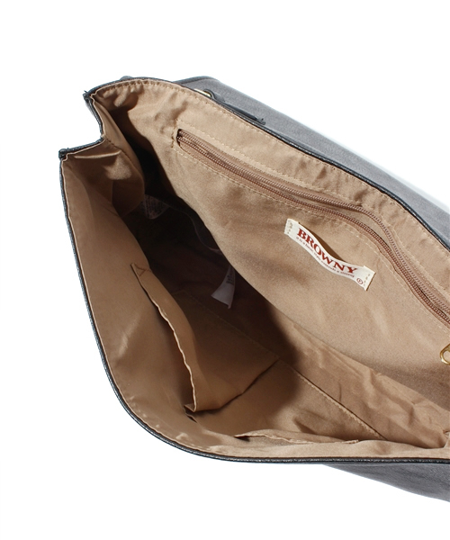 WEGO（ウィゴー）の「WEGO/スカラップショルダーバック（ショルダーバッグ・レディース・ブラック/ブラウン/ピンク・FREE）」の7枚目の写真