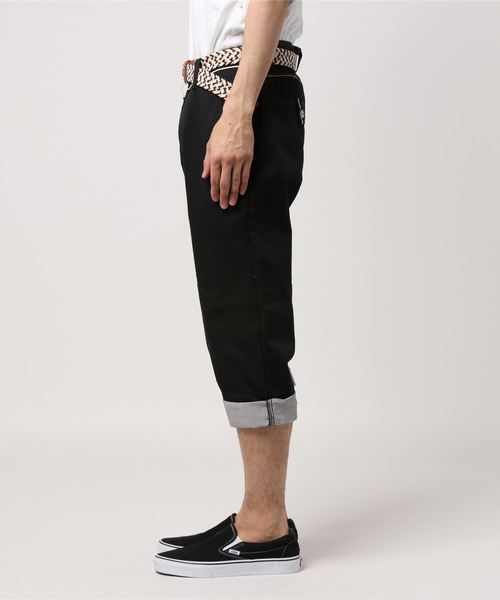 おしゃれスタ(オシャレスタ)の「ベルト付きクロップドパンツ(IR)(その他パンツ・メンズ・ブラック/オフホワイト/ベージュ/ネイビー・L/M/XL)」の17枚目の写真